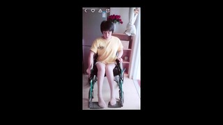 quad girl in wheelchair
