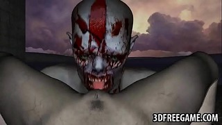 Hot 3d Zombie Babe Getting Licking and Fucked Hardhigh 1