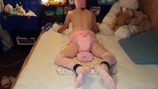 Short Diaper Humping Piggy Boy