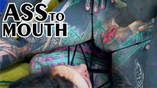 Ffm Tattoo Threesome, Girls Gape Asses For Tattooed Dick – Atm, Gapes, Goth, Punk, Alt Porn