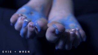 Alien Slimes Sexy Soft Teen Soles After Removing My Socks