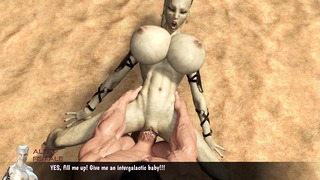 Curvy Alien Spreads Her Legs For Monster Cock 3D Porn Game Apocalypse Epic Lust