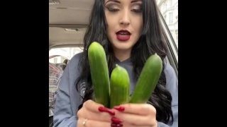 I Can’t Wait To Use These ! Not Addicted To Shoving Cucumbers Up My Pussy