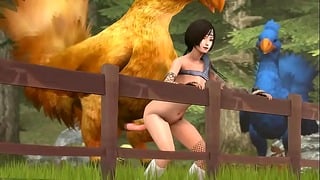 Chocobo Mounts Yuffie