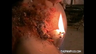 Kinky Crystels Hot Wax Punishment + Self Torturing Bdsm Of English Fetish Mode