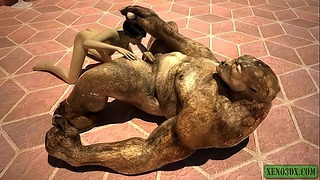 Fucked By An Ogre. 3dx Fantasy Toon