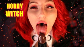 Horny Witch Play With Black Cock