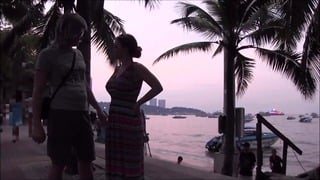 Pattaya Thailand Beach Highway 25 Piercing Escort Towed!