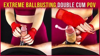 Hard Core Balls Torture Double Sperme - Femdom Branlette | Ère