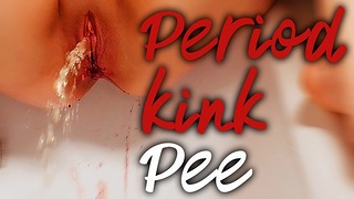Pissing Midst My Period | Perverzní Dove Pee