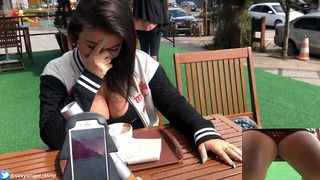 Nyilvános női orgazmus interaktív játék gyönyörű arc bánt Anguish