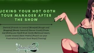 Audio Roleplay Fucking Your Hot Goth Tour Manager After The Show Cumslut Goth Girl