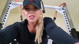 Blonde Personal Trainer Farts Throughout Gym Workout Session – Teaser For Booty Camp Bulking Season