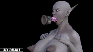 3D Hentai Alien Sucking Dick So Good If Real Women Could Do It Would Start World Peace