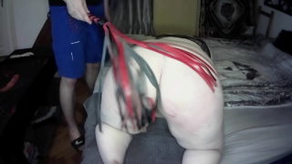 BBW White Ass Spanked And Whipped Real Hard