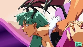 Morrigan Vampire Parody Animation Xxx