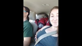 Public Finger Fuck! Screaming Orgasms In The Car! Close Up On That Wet Ass Pussy!