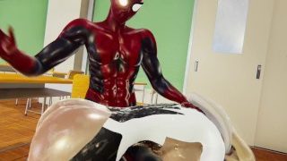 павук гвен BDSM Тренування Шльопання Сперма в рот – Spiderman Hentai мультиплікація