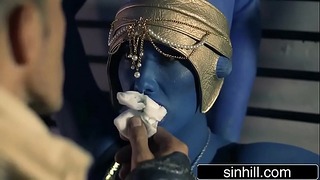 Star Wars Xxx Parody – Sexy Alien Slave Takes Two Dicks – Eva Lovia