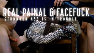 Painal & Facefuck Fantasy – Stuborn Little Ass Is Painfully Fucked While A Dick Is Deep In Her Mouth