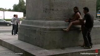 Bound Naked Slave Public Humiliated