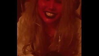 Devil Sucks His Soul Out! Gloved Handjob & Blowjob With Post Orgasm Horror!