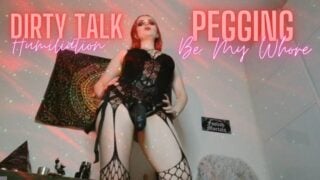 Femdom Pegging – Dirty Talk Humiliation