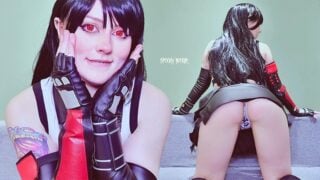 Femdom Role-Play: Tifa Lockhart Ruined Your Orgasm And Let You Cum Only If You’ll Wedgie Yourself