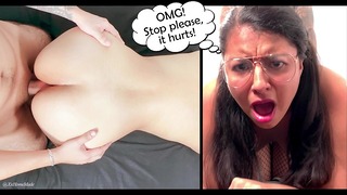 First Time Anal! – Very Painful Anal Surprise With A Sexy 18 Year Old Latina College Student.