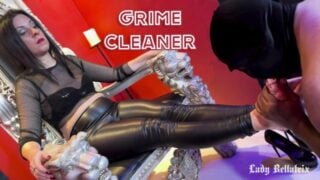 Foot Grime Cleaner – Lady Bellatrix Dominates Foot Slave In Dungeon