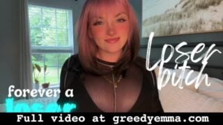 Forever A Loser Bitch – Goddess Worship Loser Verbal Humiliation Degradation