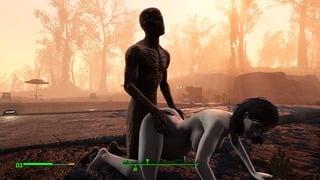 Ghoul Got Pregnant. Half-Zombie Gently Fuck A Woman From Behind Fallout 4 Sex