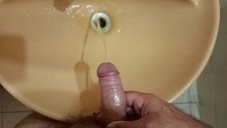 Hard Cock Pissing