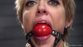 Huge Tits Milf Slave Anal Fucked BDSM