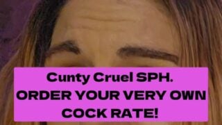 Humiliation SPH From A British Domme