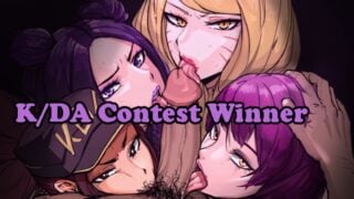 K/Da Contest Winner League Of Legends JOI Ahri, Evelynn, Akali, Kai’sa Vanilla, Femdom,Breathplay