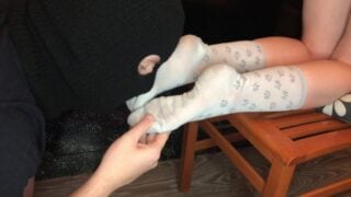 Kelly_Feet Dirty Socks Worship, Smell Socks And Foot Mistress Sniffing