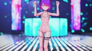 MMD Hololive 4K/60Fps Tokoyami Towa 常闇トワ Creepy Nuts Bling-Bang-Bang-Born