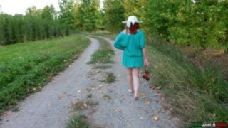 Outdoor Foot Fetish Walking Milf Verbally Humiliates Her Slave Dirty Feet Femdom Barefoot