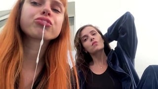 Outdoor POV Spitting And Human Ashtray Humiliation With Kira And Sofi