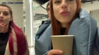 Public Humiliation Spitting By Petite Princesses Femdom – Swallow Teen Mistresse’s Saliva