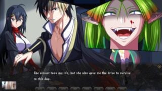 Samurai Vandalism – Sexy Green Hair Vampire Boss Fight