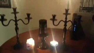 Satanisk ritual: Udforsk sanserne. Heks, hekseri, psykologi, stearinlys