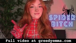 Spider-Bitch Marvel Cosplay – Goddess Worship Beta Loser Humiliation