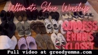 Ultimate Shoe Worship – Foot Fetish Dirty Shoes Goddess Worship Humiliation