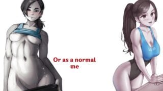 Wii Fit Trainer Hentai JOI BDSM Femdom/Humiliation Work Out Feet/Armpit Degradation