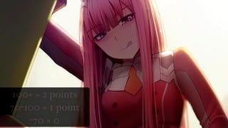 Edzés -val Zero Two Hentai JOI Femdom/Megaláztatás, láb, edzés